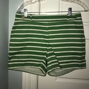 Anthropologie green shorts